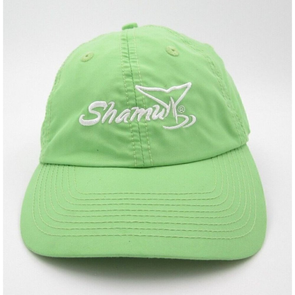 Men's Shamu Whale‎ Adjustable Embroidered Green Hat